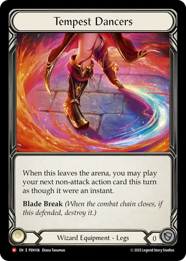 Tempest Dancers PEN106 - Compendium of Rathe - Flesh and blood card