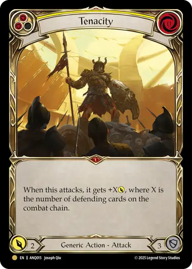 Tenacity ANQ015 - Compendium of Rathe - Antiquity Pack - Flesh and blood card