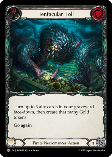 Tentacular Toll PEN162 - Compendium of Rathe - Flesh and blood card