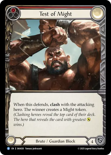 Test of Might SKA020 - Silver Age Chapter 1 - Kayo - Flesh and blood card