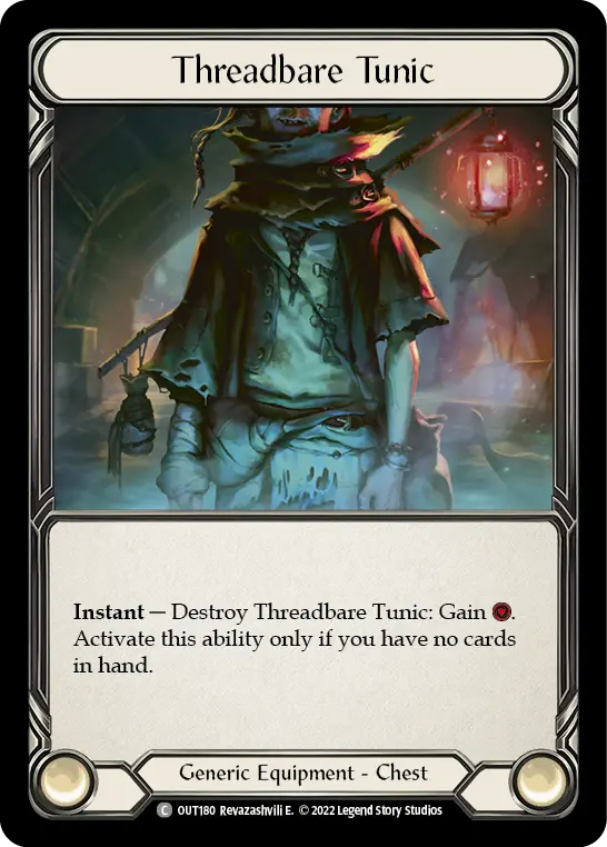 Threadbare Tunic OUT180 - Outsiders - Flesh and blood card