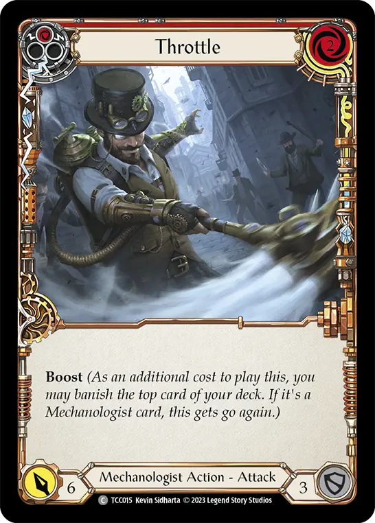 Throttle RED TCC015 - Round the Table: TCC x LSS - Flesh and blood card