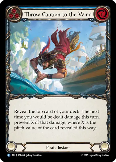 Throw Caution to the Wind SGB034 - Silver Age Chapter 3 - Gravy Bones - Flesh and blood card