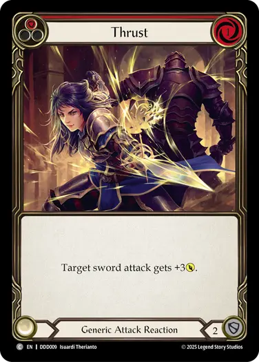 Thrust DDD009 - Dorinthea Demo Deck - Flesh and blood card