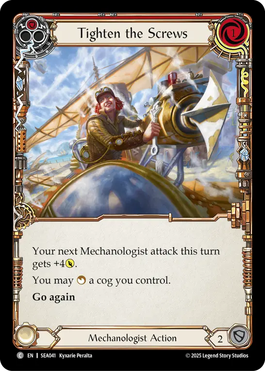 Tighten the Screws RED SEA041 - High Seas - Flesh and blood card