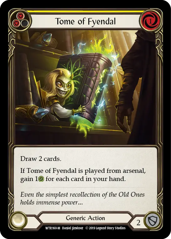 Tome of Fyendal YELLOW WTR160 - Welcome to Rathe - Flesh and blood card
