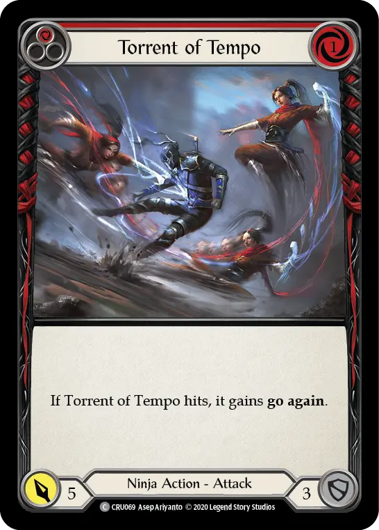 Torrent of Tempo RED I-CRU069 - Ira Welcome Deck (2020) - Flesh and blood card