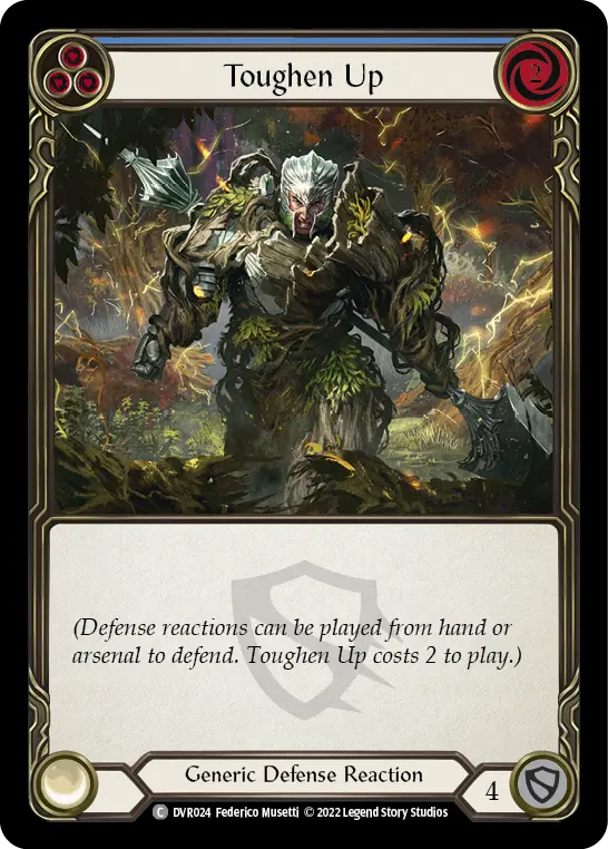 Toughen Up BLUE DVR024 - Classic Battles: Rhinar vs Dorinthea - Flesh and blood card