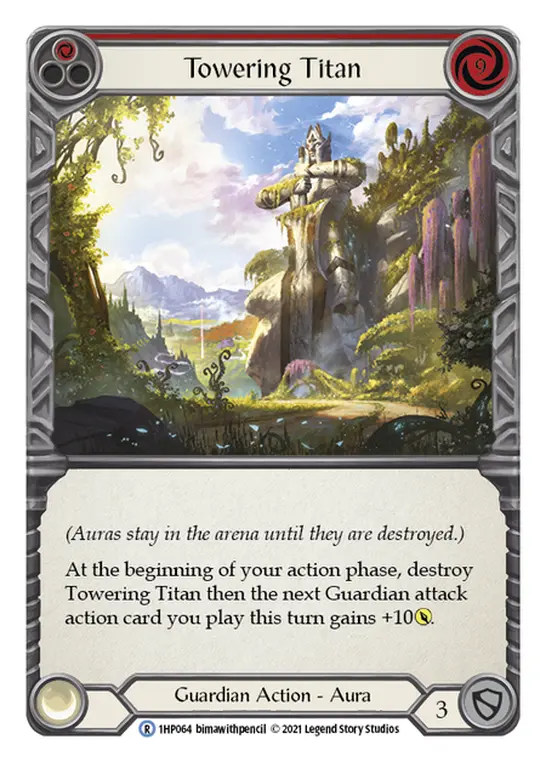 Towering Titan RED 1HP064 - History Pack 1 - Flesh and blood card