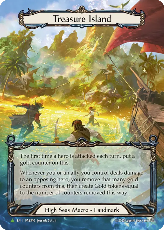 Treasure Island FAB340-CF - World Premiere - High Seas - Flesh and blood card