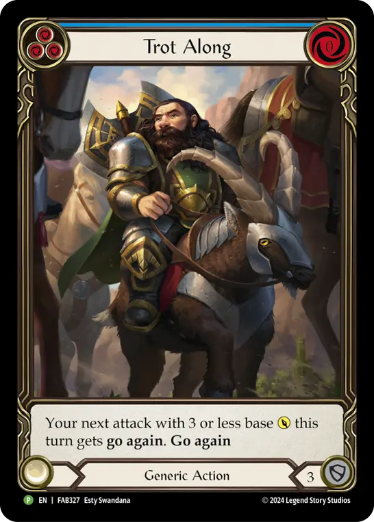 Trot Along BLUE FAB327-RF - Conventions - The Hunted - Flesh and blood card