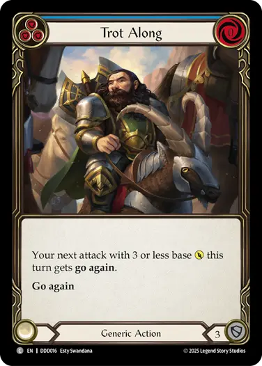 Trot Along DDD016 - Dorinthea Demo Deck - Flesh and blood card