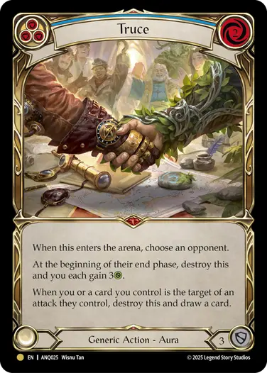 Truce ANQ025 - Compendium of Rathe - Antiquity Pack - Flesh and blood card