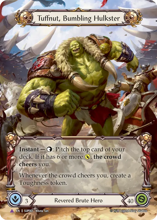 Tuffnut, Bumbling Hulkster SUP001-MV - Super Slam - Flesh and blood card