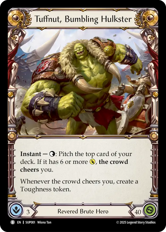 Tuffnut, Bumbling Hulkster SUP001 - Super Slam - Flesh and blood card