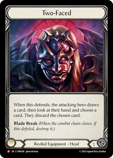 Two-Faced PEN299 - Compendium of Rathe - Flesh and blood card