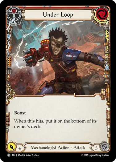 Under Loop SDA019 - Silver Age Chapter 1 - Dash - Flesh and blood card