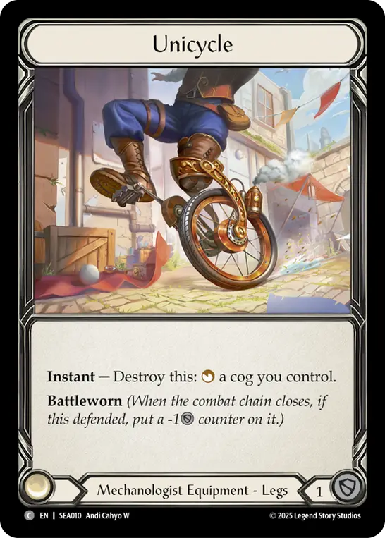 Unicycle SEA010-TP - High Seas - Treasure Pack - Flesh and blood card