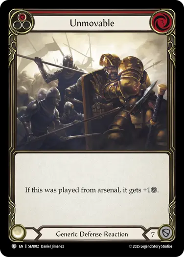 Unmovable SEN012 - Silver Age Chapter 2 - Enigma - Flesh and blood card