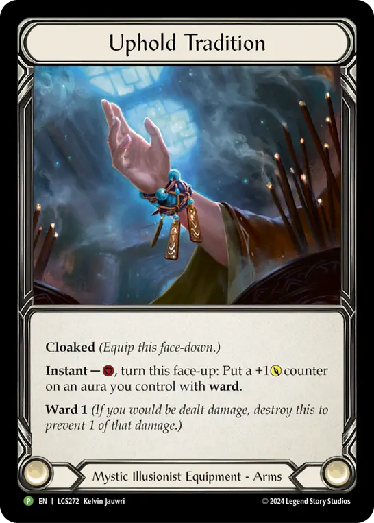 Uphold Tradition LGS272-RF - Pre-release - Part the Mistveil - Flesh and blood card