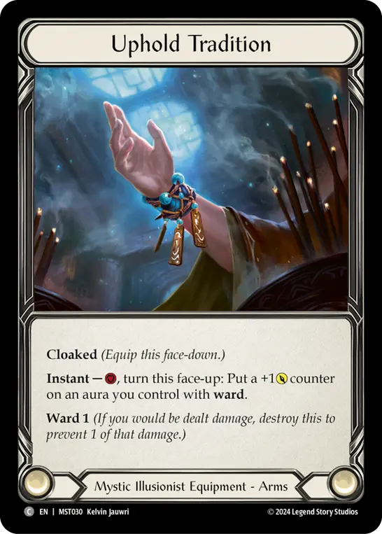 Uphold Tradition MST030 - Part the Mistveil - Flesh and blood card