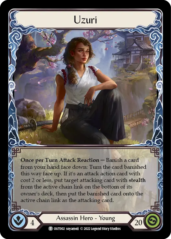 Uzuri OUT002 - Outsiders - Flesh and blood card