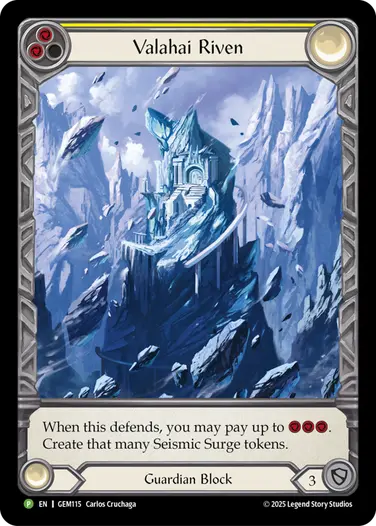 Valahai Riven GEM115 - GEM - Pack 4 - Flesh and blood card