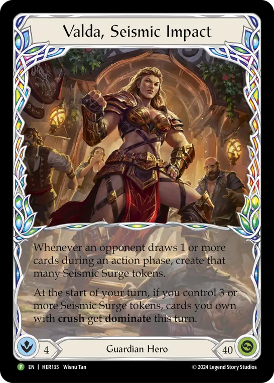 Valda, Seismic Impact HER135-RF - ProQuest - Season 7 - Flesh and blood card