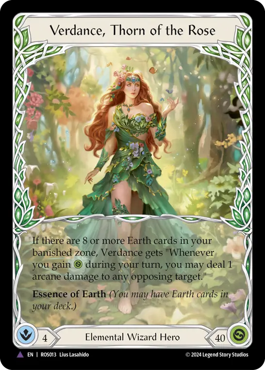 Verdance, Thorn of the Rose ROS013-MV - Rosetta - Flesh and blood card