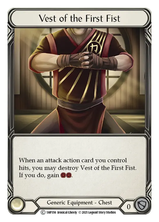 Vest of the First Fist 1HP356 - History Pack 1 - Flesh and blood card