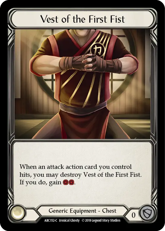 Vest of the First Fist ARC152 - Arcane Rising - Flesh and blood card