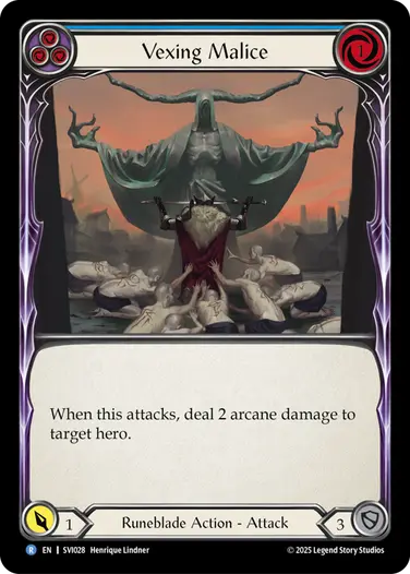 Vexing Malice SVI028 - Silver Age Chapter 1 - Viserai - Flesh and blood card