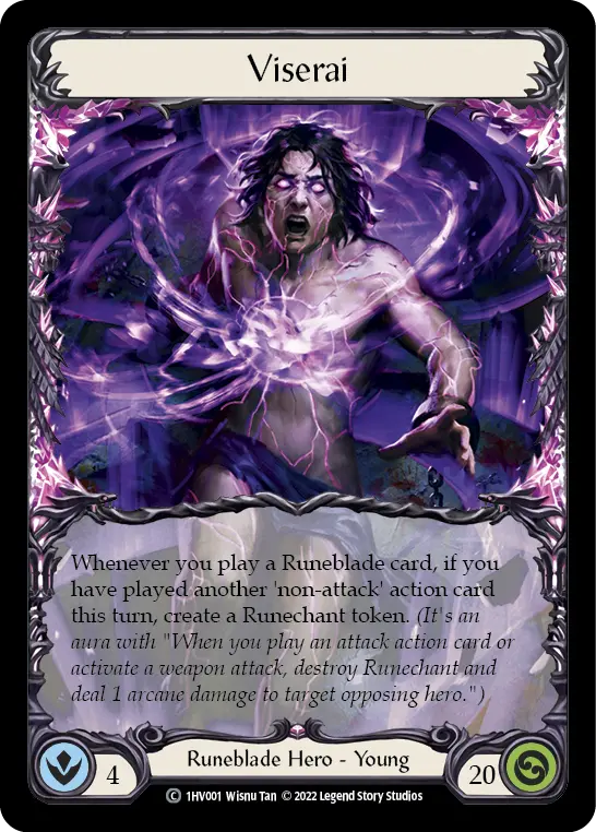 Viserai 1HV001 - Viserai - Blitz Deck - Flesh and blood card