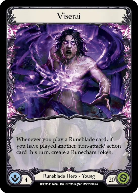 Viserai HER015-RF - Pre-release - Arcane Rising - Flesh and blood card