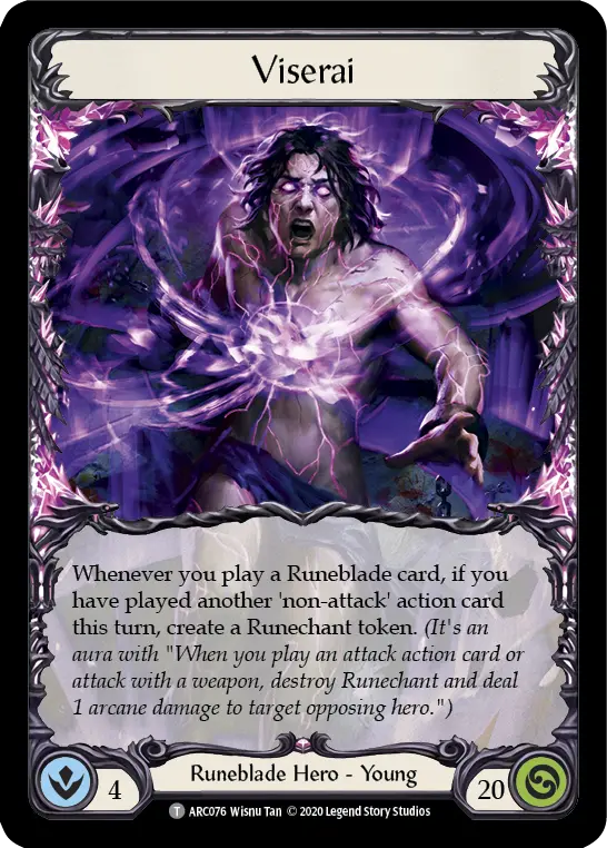 Viserai U-ARC076 - Arcane Rising - Unlimited - Flesh and blood card