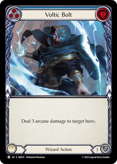 Voltic Bolt SBZ031 - Silver Age Chapter 3 - Blaze, Firemind - Flesh and blood card