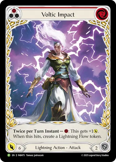 Voltic Impact FAB473-RF - Calling - Omens of the Third Age - Flesh and blood card