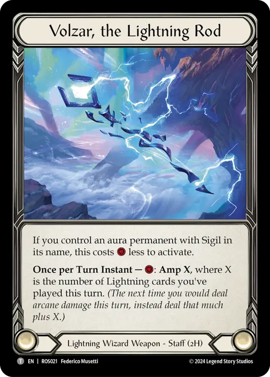 Volzar, the Lightning Rod ROS021 - Rosetta - Flesh and blood card