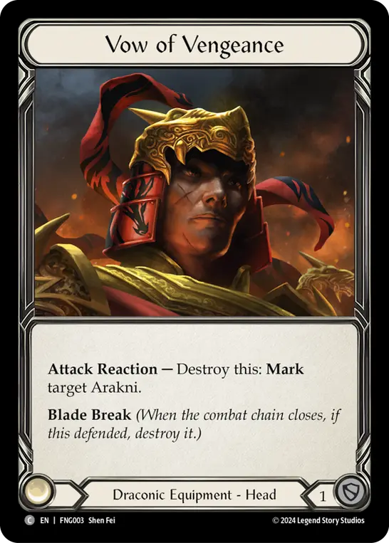 Vow of Vengeance FNG003 - The Hunted Blitz Deck - Fang - Flesh and blood card