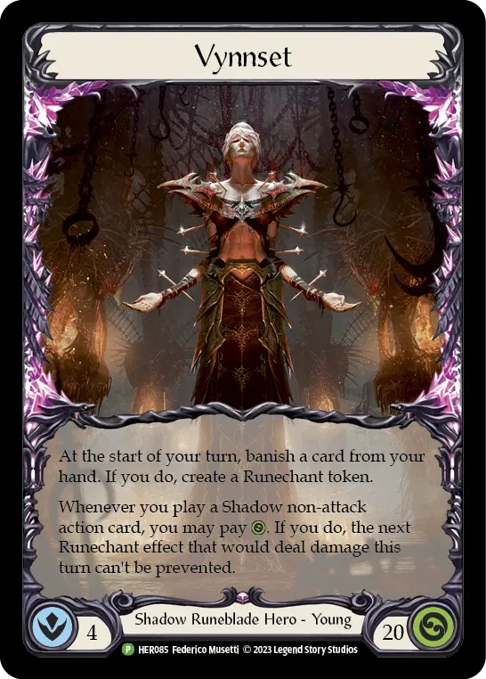 Vynnset HER085-CF - Pre-release - Dusk till Dawn - Flesh and blood card
