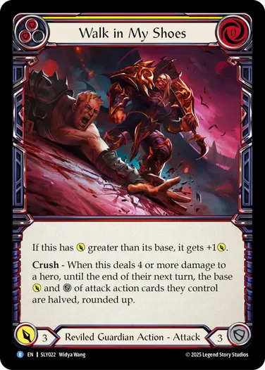 Walk in My Shoes SLY022 - Silver Age Chapter 3 - Lyath Goldmane - Flesh and blood card