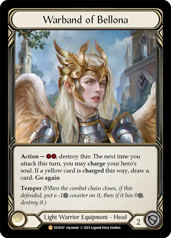 Warband of Bellona EVO247-RF - Bright Lights - Flesh and blood card