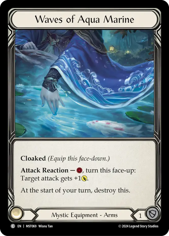 Waves of Aqua Marine MST069 - Part the Mistveil - Flesh and blood card