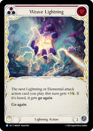 Weave Lightning SBA029 - Silver Age Chapter 3 - Briar - Flesh and blood card
