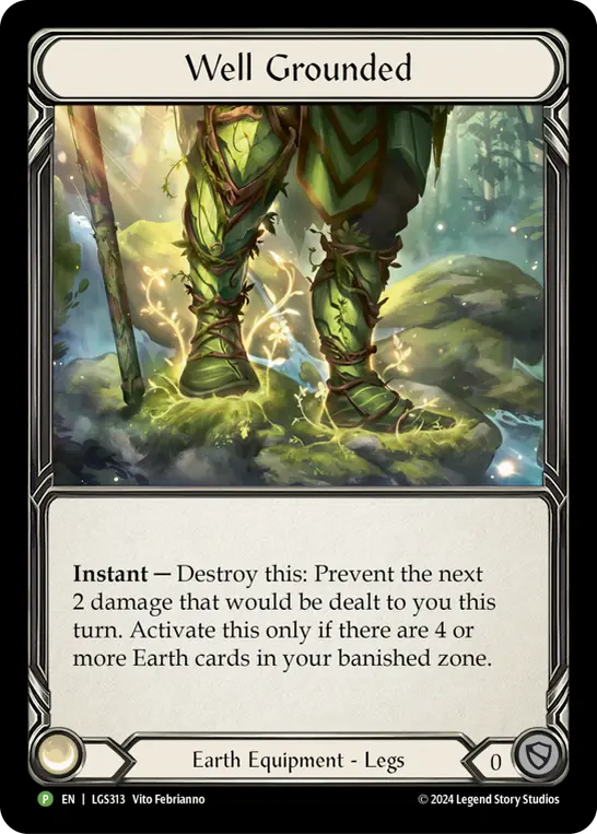 Well Grounded LGS313-RF - Pre-release - Rosetta - Flesh and blood card