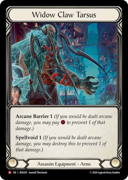Widow Claw Tarsus ROS241 - Rosetta - Flesh and blood card
