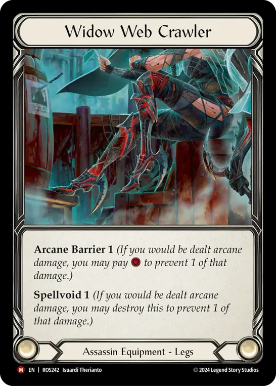 Widow Web Crawler ROS242 - Rosetta - Flesh and blood card