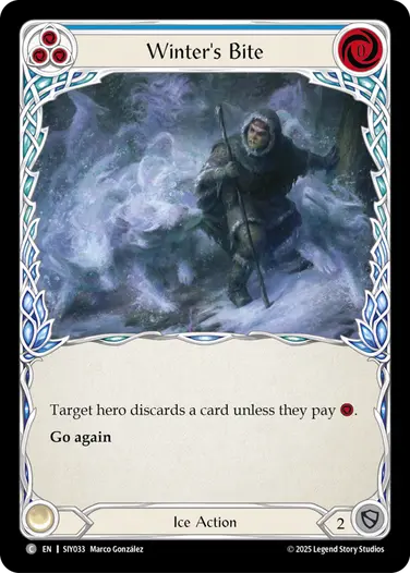 Winter's Bite SIY033 - Silver Age Chapter 1 - Iyslander - Flesh and blood card