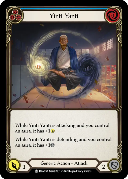 Yinti Yanti BLUE MON292 - Monarch - Flesh and blood card