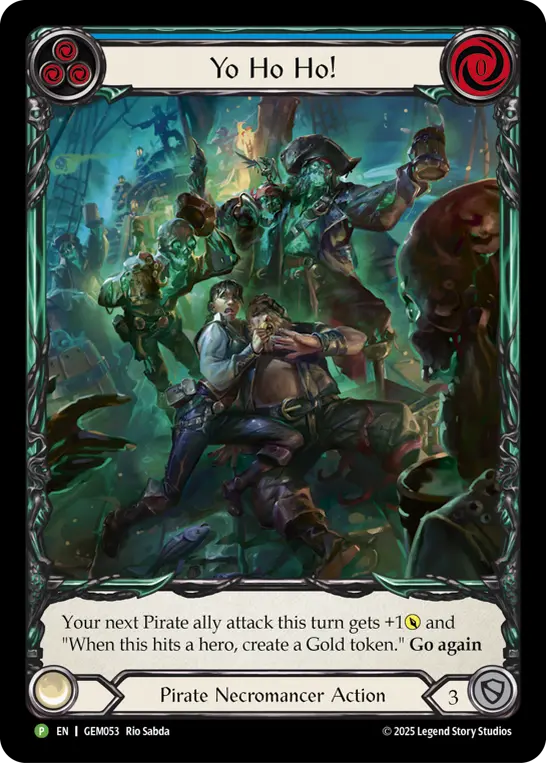 Yo Ho Ho! BLUE GEM053 - GEM - Pack 2 - Flesh and blood card